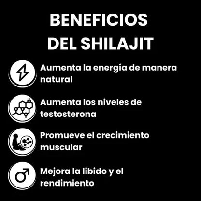 Shilajit 100% Puro 💎 Fuente de Energía Vital del Himalaya